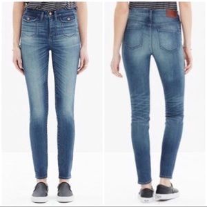 Madewell High Riser Crop Skinny Jeans
